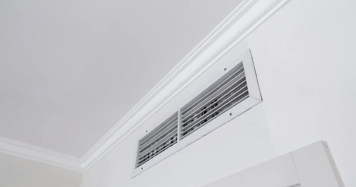 AC vent condensation in Fort Collins.